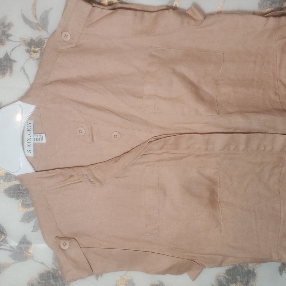 Shona Joy  Linen Jumpsuit - Picture 4 of 9